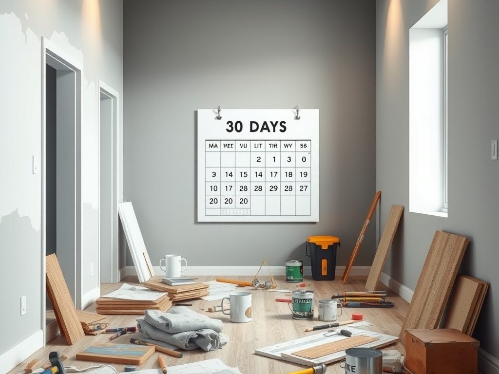 Czy remont mieszkania w 30 dni jest możliwy: kluczowe czynniki i typowe wyzwania organizacyjne